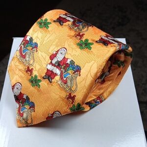 Robert Talbott Santa Claus Silk Tie‎